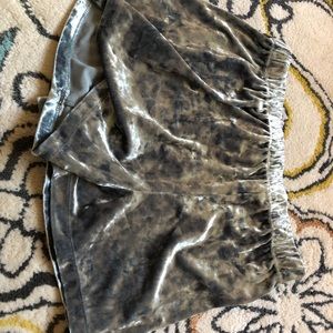 Forever 21 Crushed Velvet Shorts